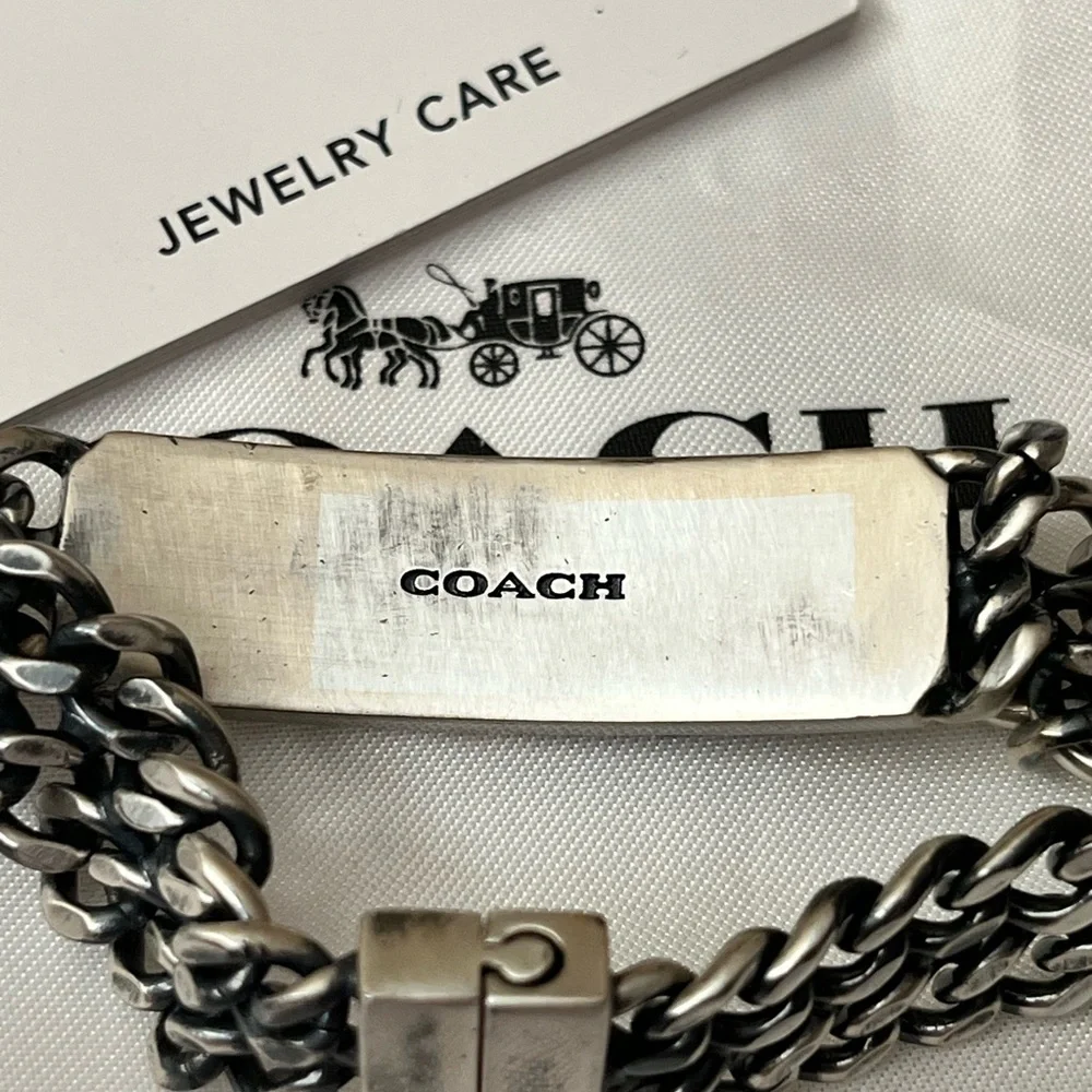 Coach Silver and Gold Heart Bracelet - Picture 3 of 3